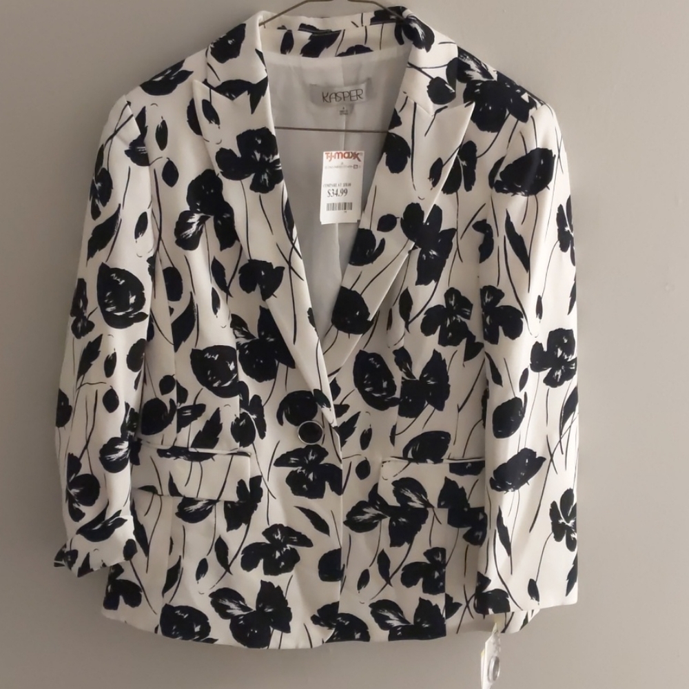 Floral blazer